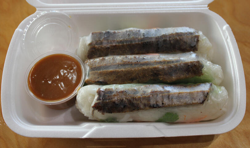 Beef Spring Rolls - $7.50
